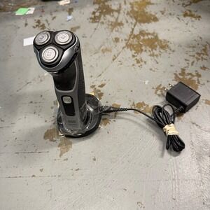 Philips Norelco Series 3000 Electric Rotary Shaver with Charging Stand Silver